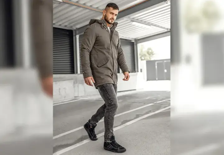 Jakie kolory butów do kurtki khaki, aby wyglądać stylowo?